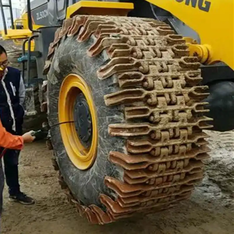 Sizes For Loader Tire Protection Chains By Loader Model