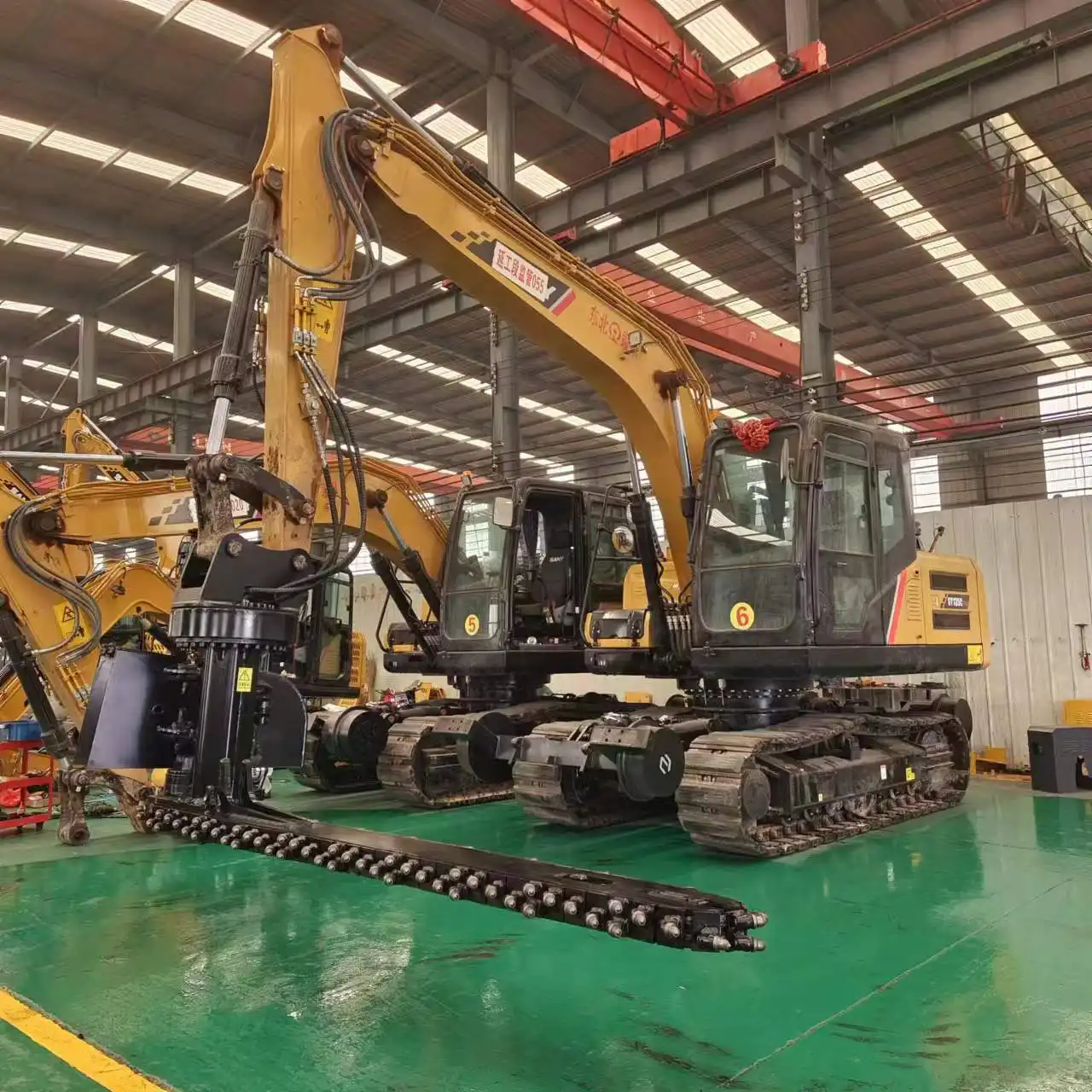 Ballast Blast Undercutter- Railway attachment for railroads excavators