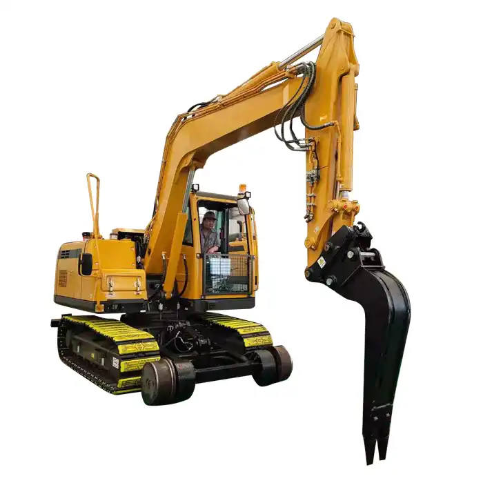 Excavator rock single hook